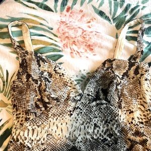 Free People Asymmetrical snake print dress #mobwife